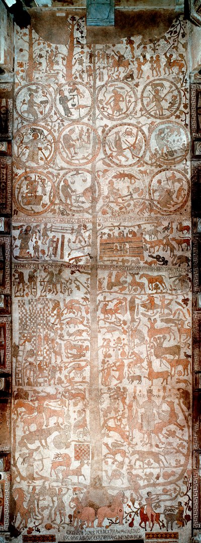 The Creation of the World, Adam and Eve, Biblical Scenes and Signs of the Zodiac by Pantaleon Pantaleon