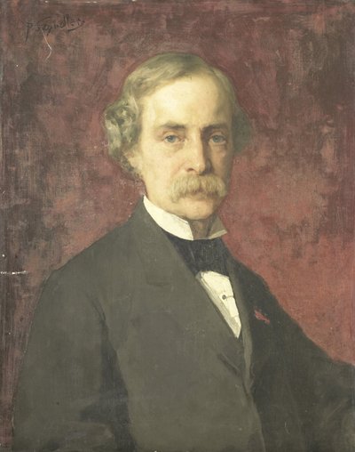 Johann Wilhelm Kaiser (1813-1900). Graphic Artist, Director of the Engraving School and the Rijksmuseum by Pantaleon Szyndler