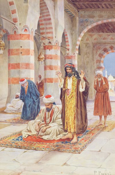 The Hour of Prayer by Paolino Pavesi