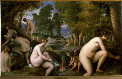 Amore Letheo (Naked Women Bathing) by Paolo  Fiammingo