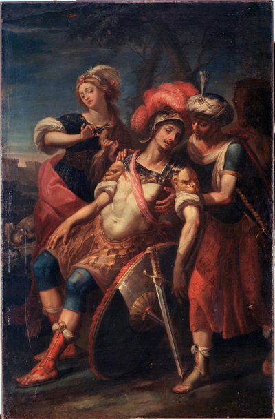 Erminia and Vafrino Discover the Wounded Tancrede by Paolo Girolamo Brusco