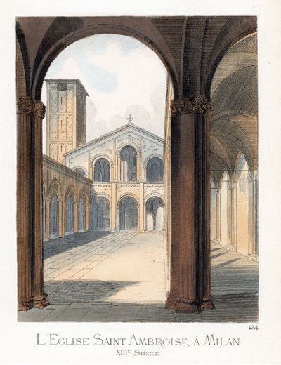 Courtyard of the Basilica of Sant