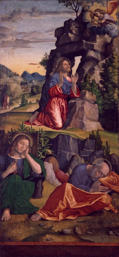 Jesus in Garden by Paolo Morando Cavazzola