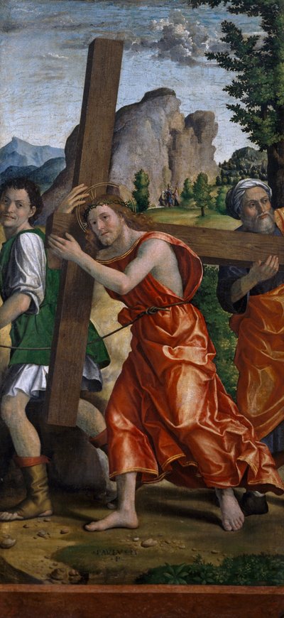 Road to Calvary (detail) by Paolo Morando Cavazzola