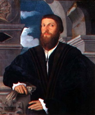 Portrait of the physician Coignati by Paolo Pino or Pini