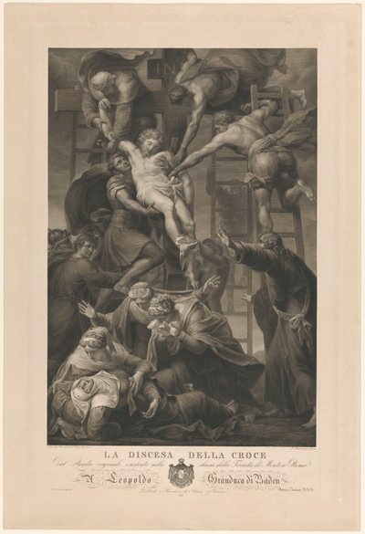 The Descent from the Cross by Paolo Toschi