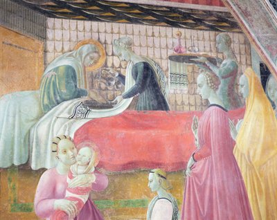 Birth of the Virgin, from the Chapel of the Assumption, 1440 by Paolo Uccello