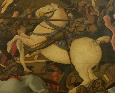 Detail of Niccolo da Tolentino, from the Battle of San Romano in 1432, c.1456 by Paolo Uccello
