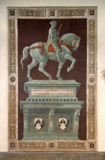 Fresco representing John Hawkwood by Paolo Uccello