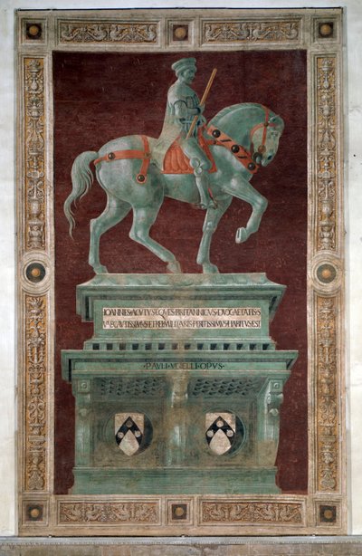 Funerary Monument to Sir John Hawkwood by Paolo Uccello