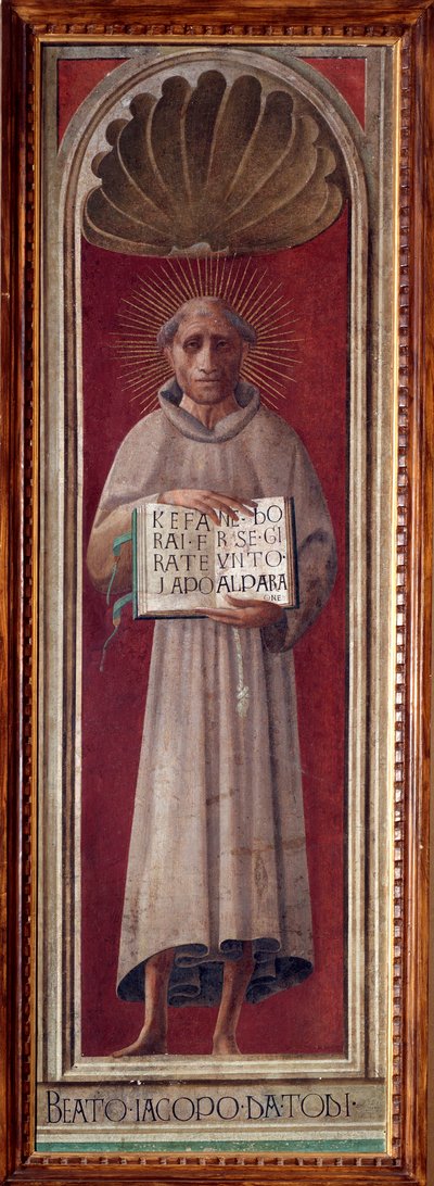 Portrait of the Italian Poet and Religious Jacopo de Benedetti (Jacopone da Todi) by Paolo Uccello
