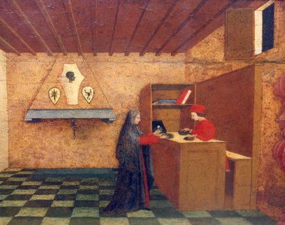 Predella of Miracle of Profaned Host (detail) by Paolo Uccello