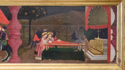 Predella of the Profanation of the Host (detail) by Paolo Uccello
