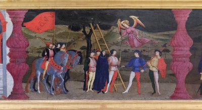 Predella of the Profanation of the Host (detail) by Paolo Uccello