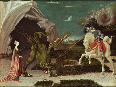 St. George and the Dragon by Paolo Uccello