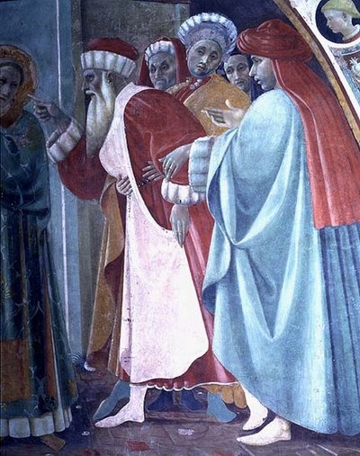 The Dispute of St. Stephen (detail) by Paolo Uccello