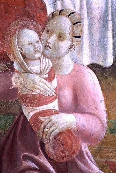 The Lives of The Virgin and St. Stephen (detail) by Paolo Uccello