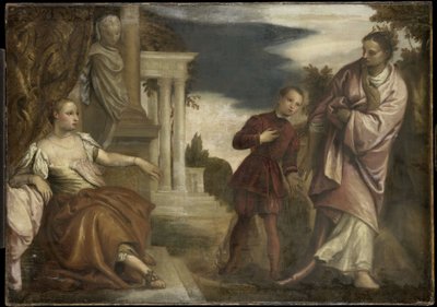 The Choice between Virtue and Passion by Paolo Veronese (follower of)