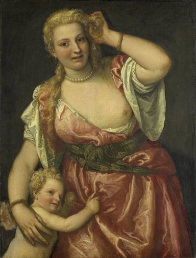 Venus and Cupid by Paolo Veronese (workshop of)