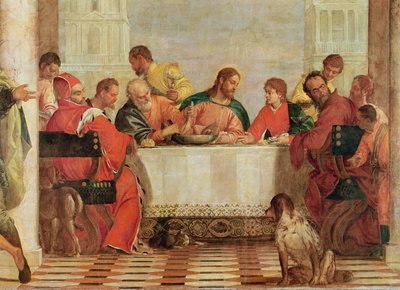 The Feast in the House of Levi (detail) by Paolo Veronese