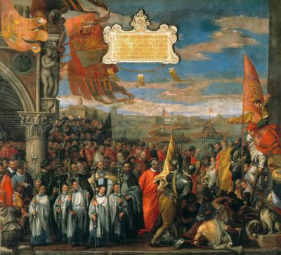 The Victorious Return of Doge Andrea Contarini after the Triumph in Chioggia by Paolo Veronese