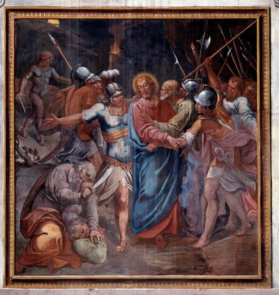 Life of Christ: The Kiss of Judas and the Capture of Christ by Paris Nogari