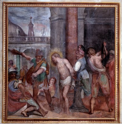 Passion of Christ, the Flogging of Jesus by Paris Nogari