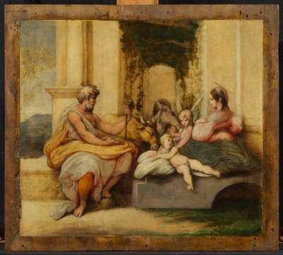 Rest on the Flight into Egypt by Parmigianino