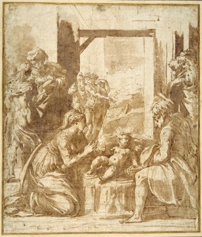 The Nativity by Parmigianino