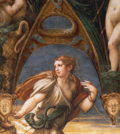The Nymph seized by the pastor (detail) by Parmigianino