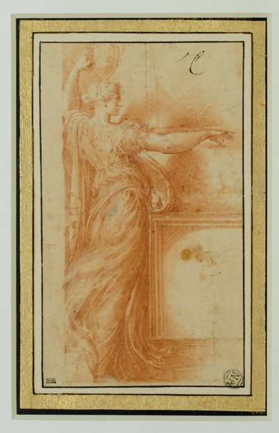 A Canephore by Parmigianino (1503-40)