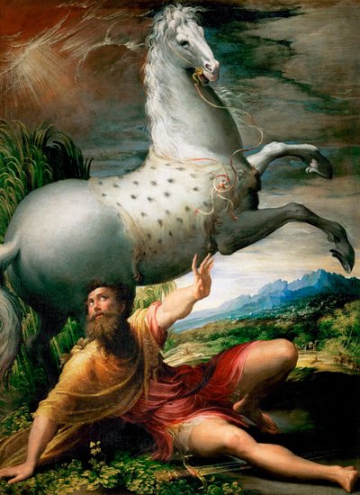 The Conversion of Saint Paul on the Road to Damascus by Parmigianino