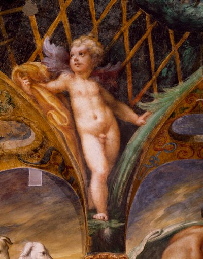 Putto, from Myth of Diana and Actaeon by Parmigianino
