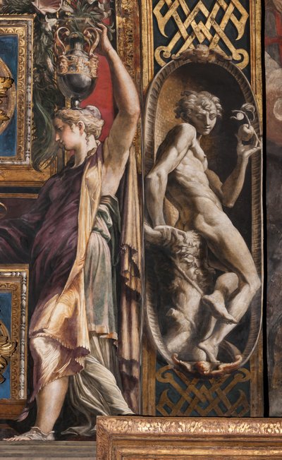 The Three Wise Virgins and Three Foolish Virgins by Parmigianino