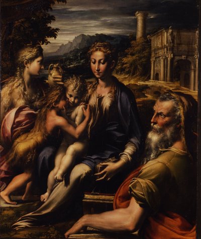 Madonna and Child with Saint Madonna di San Zaccaria by Parmigianino