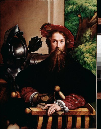 Portrait of Galeazzo Sanvitale, Duke of Fontanellato, Husband of Paola Gonzaga, 1524 by Parmigianino