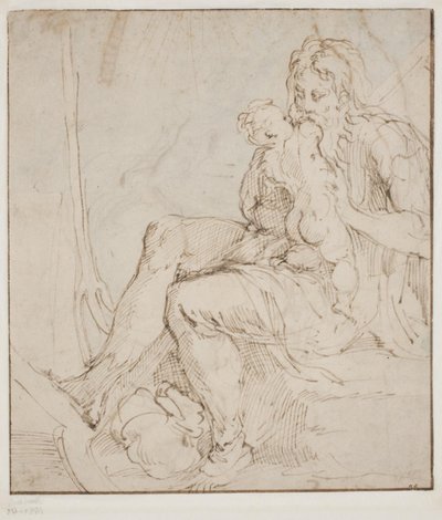 Saturn/Kronos Devouring One of His Children by Parmigianino
