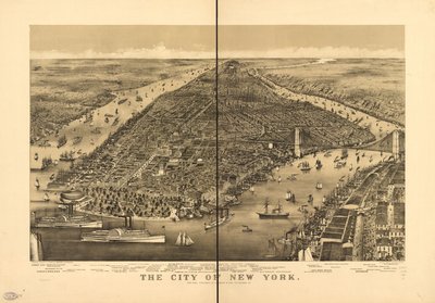 The City of New York by Parsons and Atwater; Currier and Ives
