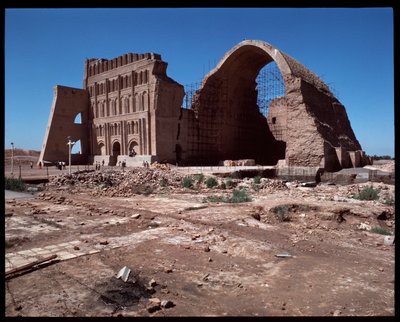 View of the Palace of Shapur I and the Arch of Chosroes by Parthian Parthian