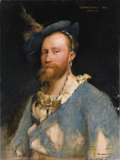 Portrait of the Artist Gustave Courtois by Pascal Adolphe Jean Dagnan Bouveret