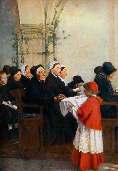 The Blessed Bread by Pascal Adolphe Jean Dagnan Bouveret