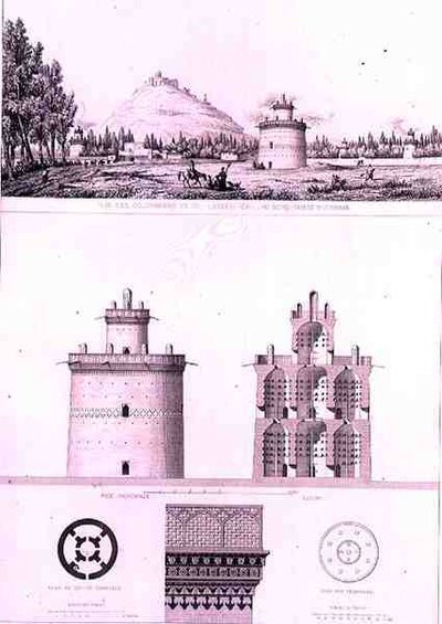 View and Details of a Dovecot, in Isfahan, from 