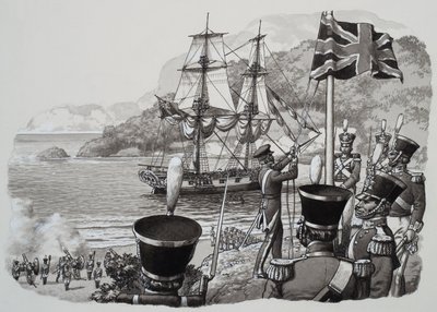 Arrival in Western Australia on 21st January 1827 by Pat (1907-95) Nicolle