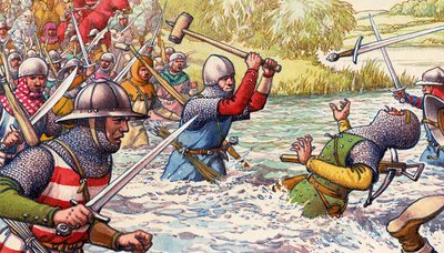 Hundred Years War by Pat (1907-95) Nicolle