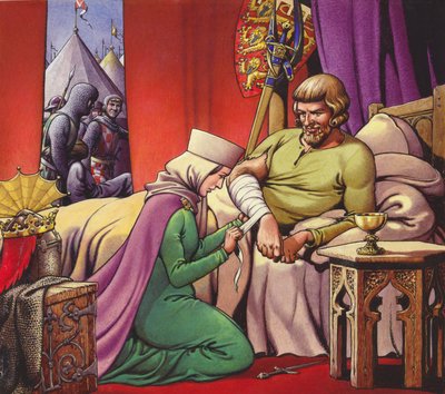 King Edward I, the Warrior King by Pat (1907-95) Nicolle