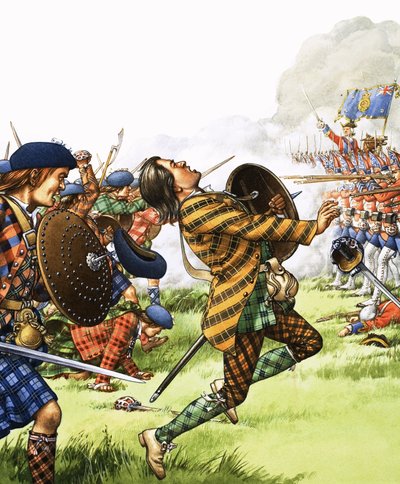 The Battle of Culloden Was the Last Full-Scale Combat Fought on British Soil by Pat (1907-95) Nicolle