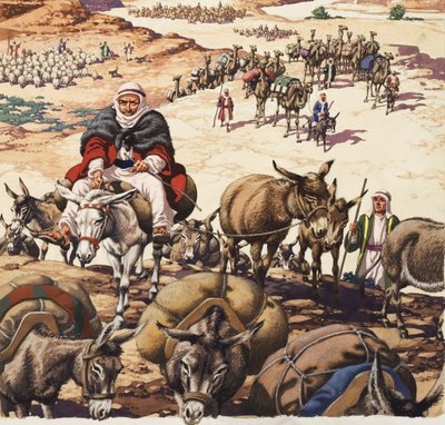 The Return to Canaan by Pat (1907-95) Nicolle