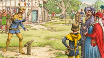 Trap-ball, as could have been watched by Chaucer