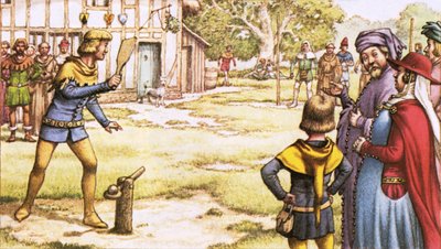 Trap-ball, as Could Have Been Watched by Chaucer