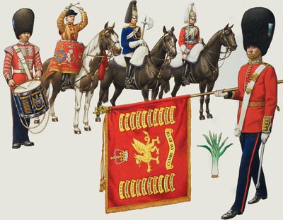 Welsh Regiments by Pat (1907-95) Nicolle